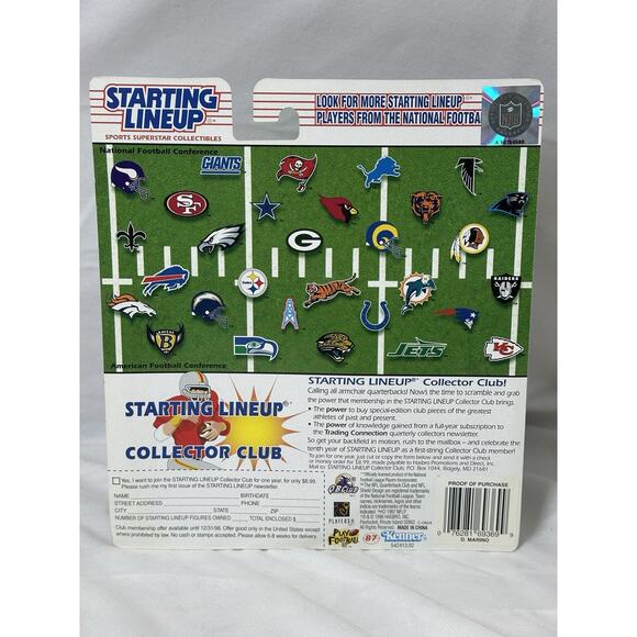 NWB- Dan Marino Miami Dolphins 1997 Starting Lineup Action Figure NFL KENNER - Picture 4 of 5